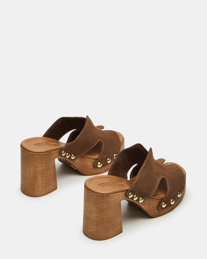 SUNKISSED BROWN SUEDE