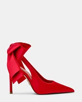 TEACUP RED SATIN