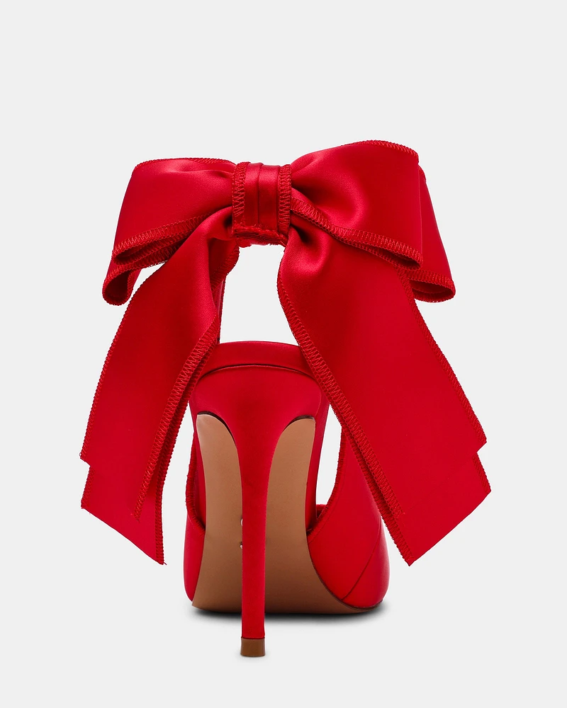 TEACUP RED SATIN
