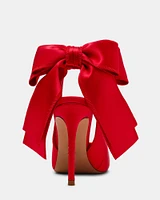 TEACUP RED SATIN