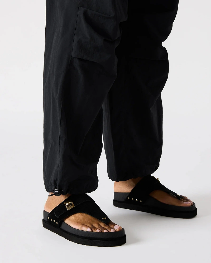 THONA BLACK SUEDE