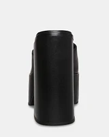 TRIXIE BLACK LEATHER