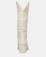 WEST WHITE LEATHER