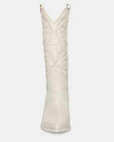WEST WHITE LEATHER
