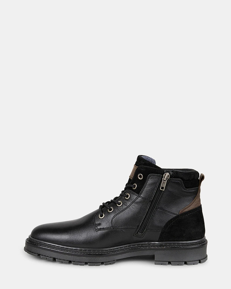 WYSTAN BLACK SUEDE
