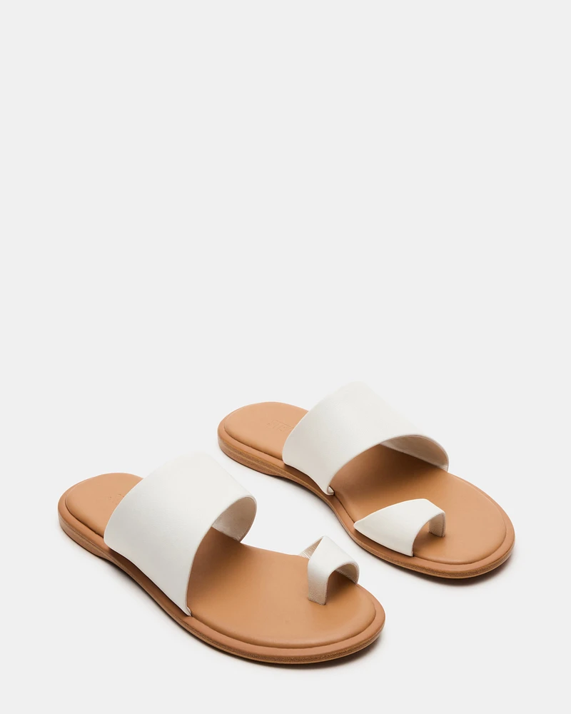 ZANII WHITE LEATHER