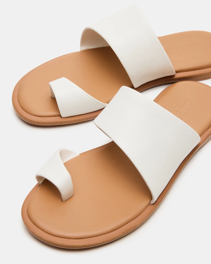 ZANII WHITE LEATHER