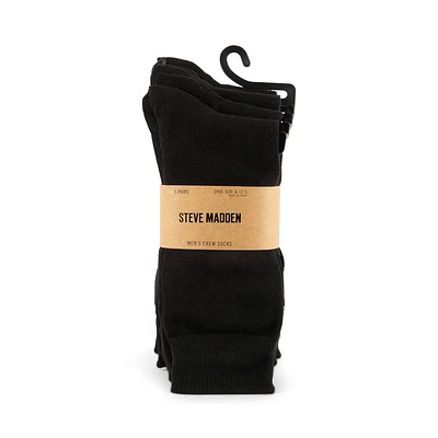 5 PK SM MEN'S CREW SOCKS