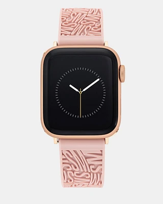Apple Watch® RUBBER LOGO BAND 38/40/41MM PINK