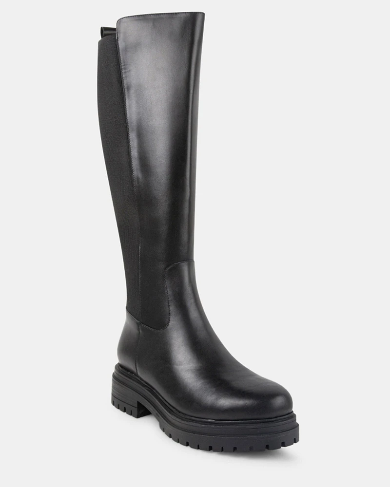 CINDY BLACK LEATHER