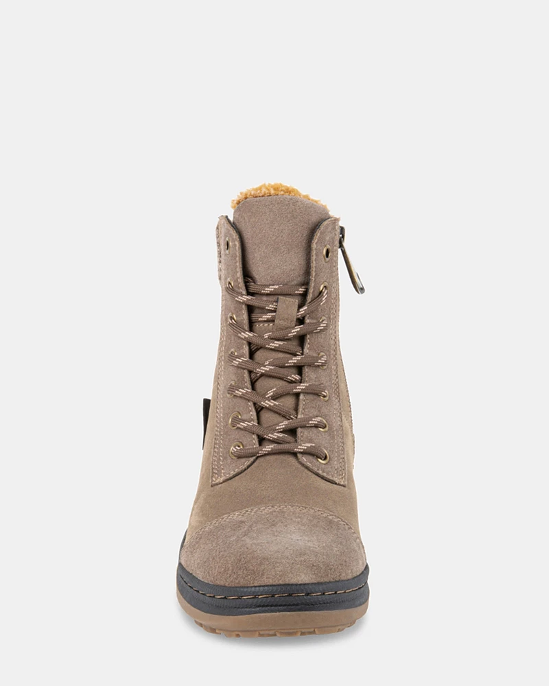ISABEL TAUPE NUBUCK
