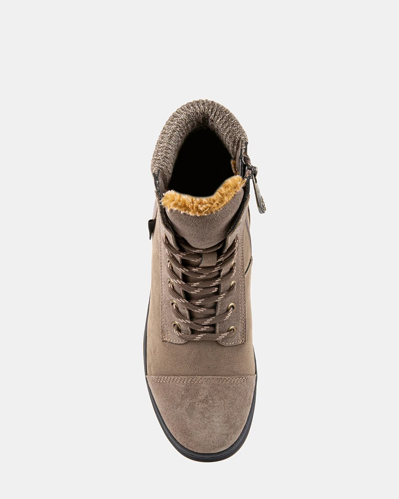 ISABEL TAUPE NUBUCK