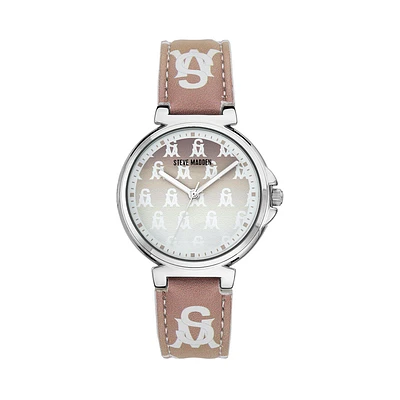 STACKED LOGO WATCH BLUSH MULTI