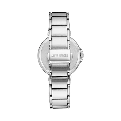 CLEAN LINE LINK WATCH SILVER