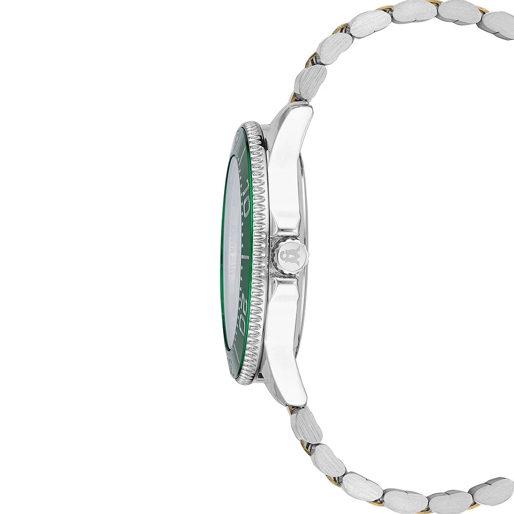 CLASSIC STATEMENT WATCH GOLD/GREEN