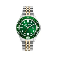 CLASSIC STATEMENT WATCH GOLD/GREEN