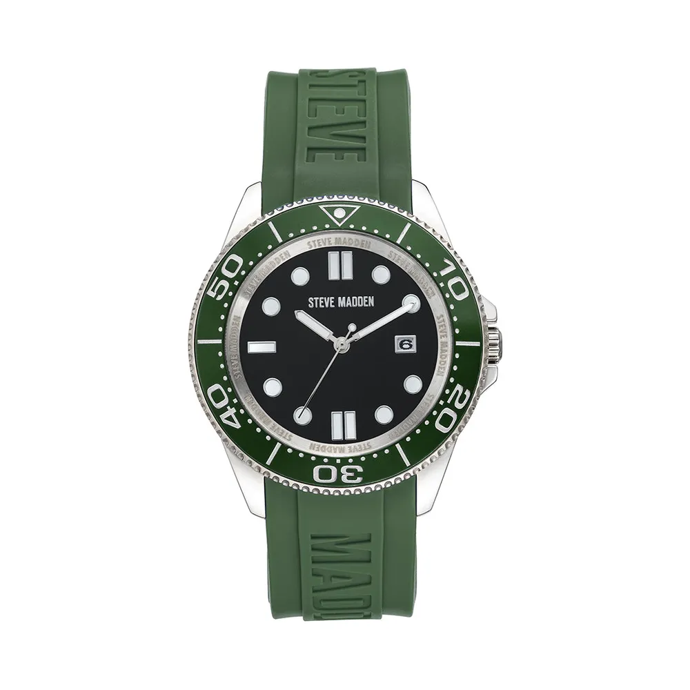 Steve Madden Stacked Logo Watch