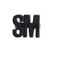 SM LOGO RING BLACK