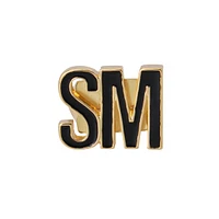 SM LOGO RING GOLD MULTI