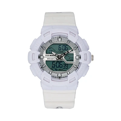 OVERSIZED SPORT WATCH WHITE MULTI