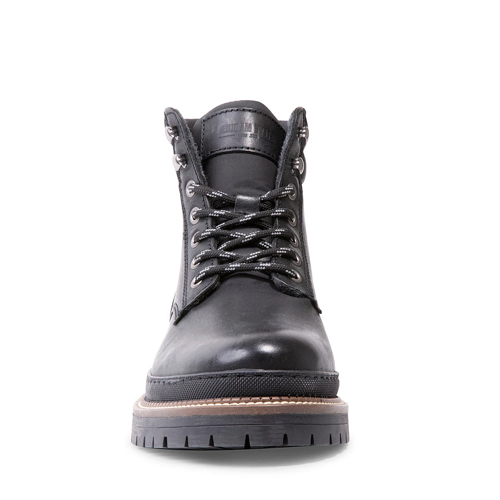 JASPER BLACK LEATHER