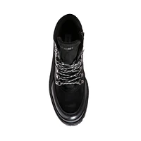 UPFIELD BLACK LEATHER