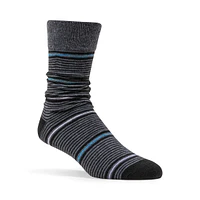 5PK MEN'S GREY MULTI SOCKS