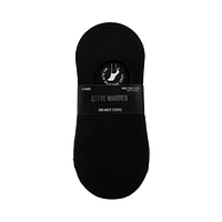 5PK WOMEN'S BLACK MULTI SNEAKER SOCKS