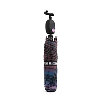 BLACK PLAID UMBRELLA
