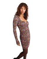 RAVEN DRESS BRIGHT MULTI