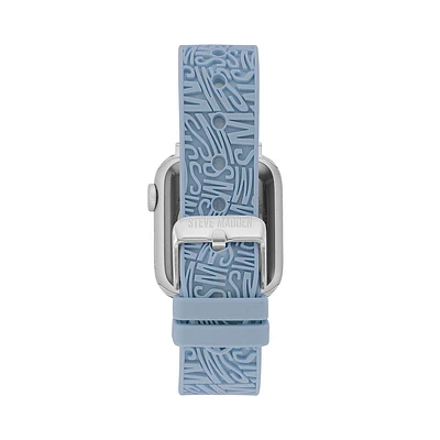 Apple Watch® RUBBER LOGO BAND 38/40/41MM BLUE