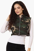 Urbanology Cropped Camo Vest