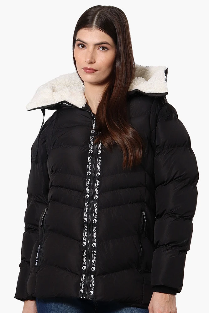 Canada Weather Gear Zip Off Sleeve Bomber Jacket