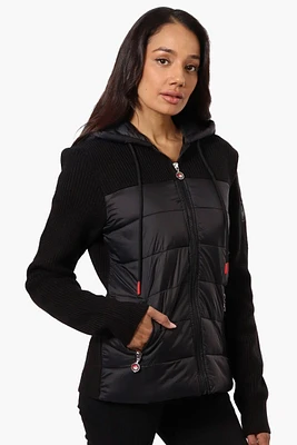 Canada Weather Gear Sweater Knit Polyfill Lightweight Jacket