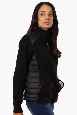 Canada Weather Gear Sweater Knit Zip Up Lightweight Jacket
