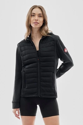 Canada Weather Gear Puffer Techno Fleece Lightweight Jacket