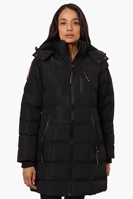 Canada Weather Gear 3/4 Length Bubble Parka Jacket