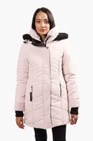 Canada Weather Gear Solid Chevron Parka Jacket