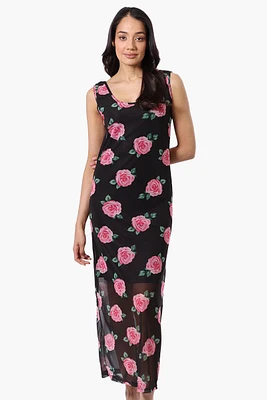 Stylexchange Floral Sheer Maxi Dress