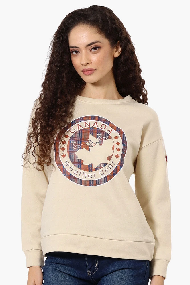 Canada Weather Gear Chest Logo Crew Neck Sweatshirt