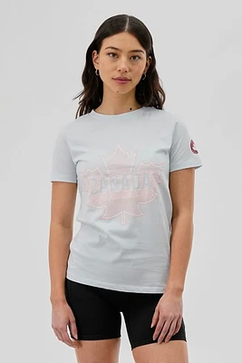 Canada Weather Gear Maple Leaf Print Tee