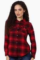 Canada Weather Gear Plaid Button Up Shirt