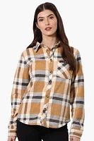 Canada Weather Gear Fleece Plaid Button Up Shirt