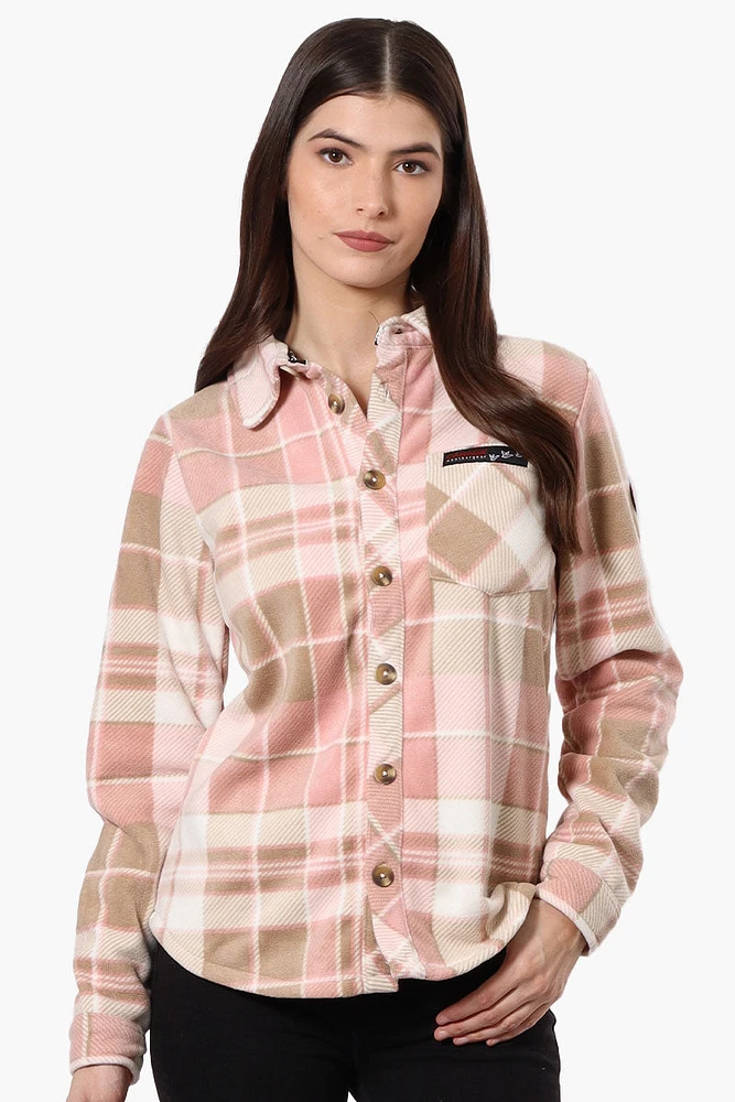 Canada Weather Gear Fleece Plaid Button Up Shirt