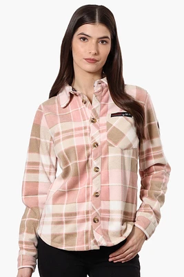 Canada Weather Gear Fleece Plaid Button Up Shirt
