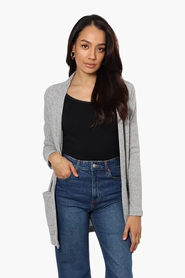 International INC Company Long Sleeve Open Wrap Cardigan