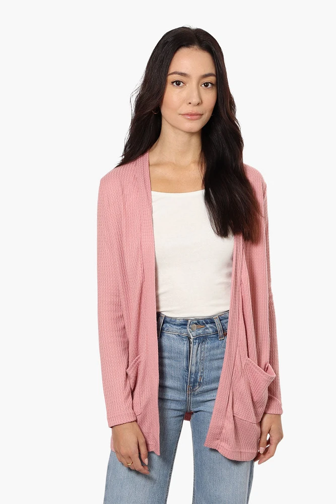 International INC Company Long Sleeve Open Wrap Cardigan
