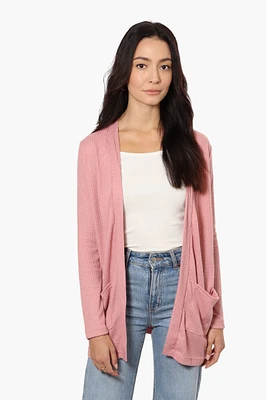 International INC Company Long Sleeve Open Wrap Cardigan
