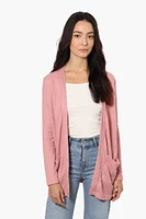 International INC Company Long Sleeve Open Wrap Cardigan