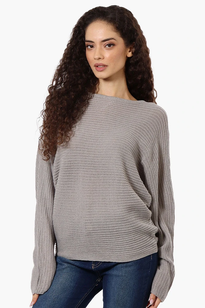 International INC Company Ribbed Pullover Sweater